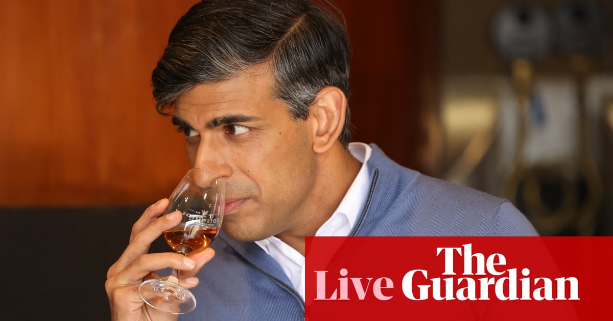 Rishi Sunak hints he might not quit as Tory leader immediately if he loses UK general election – live