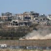 Rocket barrage launched at Israel as battle rages in Gaza City