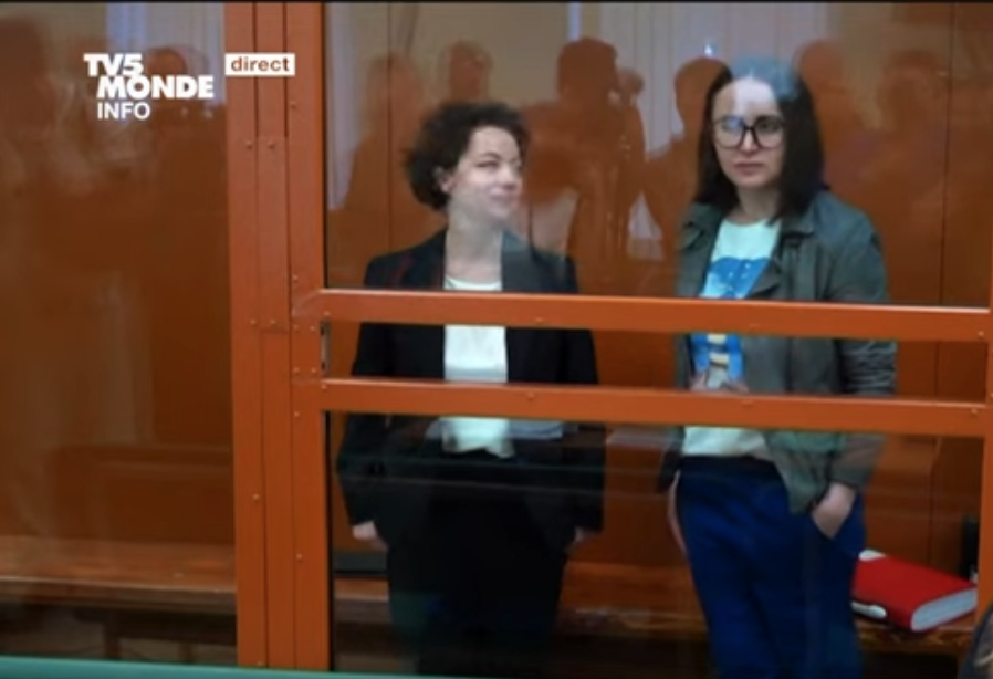 Russie : deux artistes condamnées à 6 ans de prison pour une pièce de théâtre