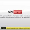 Sky News presenter apologises as channel goes off the air - with Microsoft users around the world saying their computers are shutting down