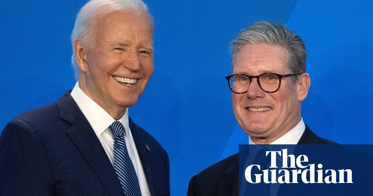 Starmer praises Biden’s ‘remarkable’ career after US election withdrawal