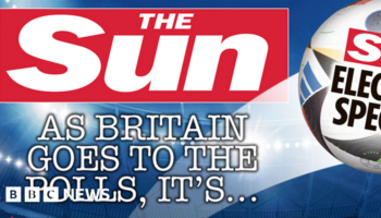 The Sun backs Labour saying it's 'time for change'