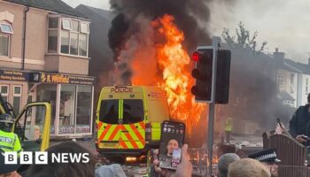 Twenty-two police officers injured in Southport unrest