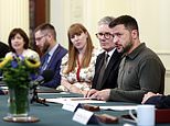 Ukrainian president Zelensky asks Keir Starmer to 'show your leadership' and let his forces use UK cruise missiles to strike hit targets in Russia as he addresses new Labour Cabinet in Downing Street