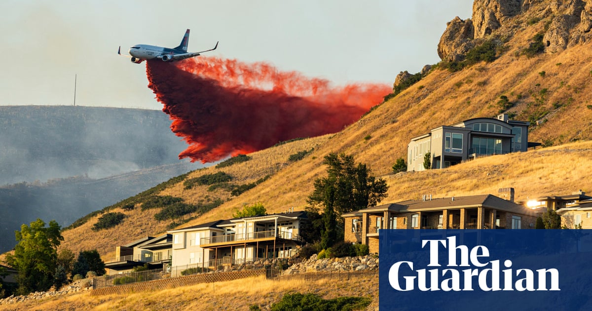 Utah wildfire forces evacuations as US west fights to contain multiple blazes