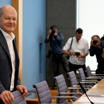 Vor der Sommerpause: Olaf Scholz gibt Sommer-Pressekonferenz