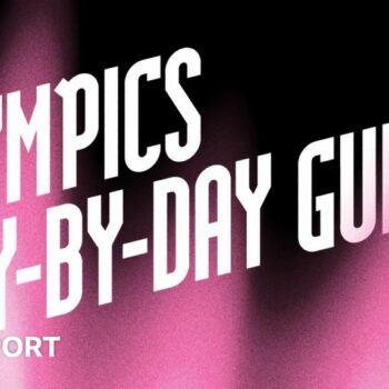 Olympics day-by-day guide graphic