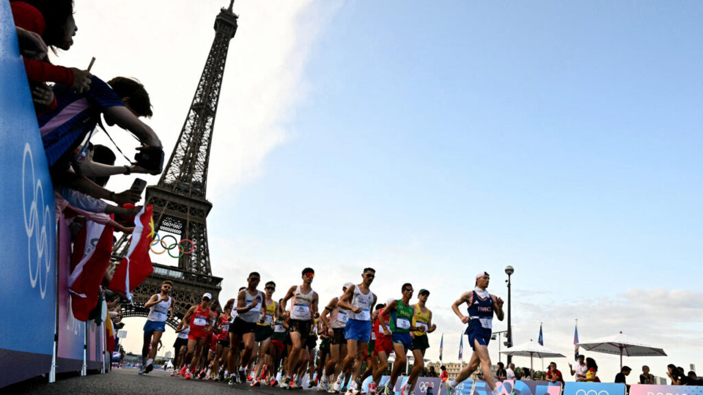 JO 2024 : l'athlète français Aurélien Quinion est passé de la maternité au départ du 20 km marche