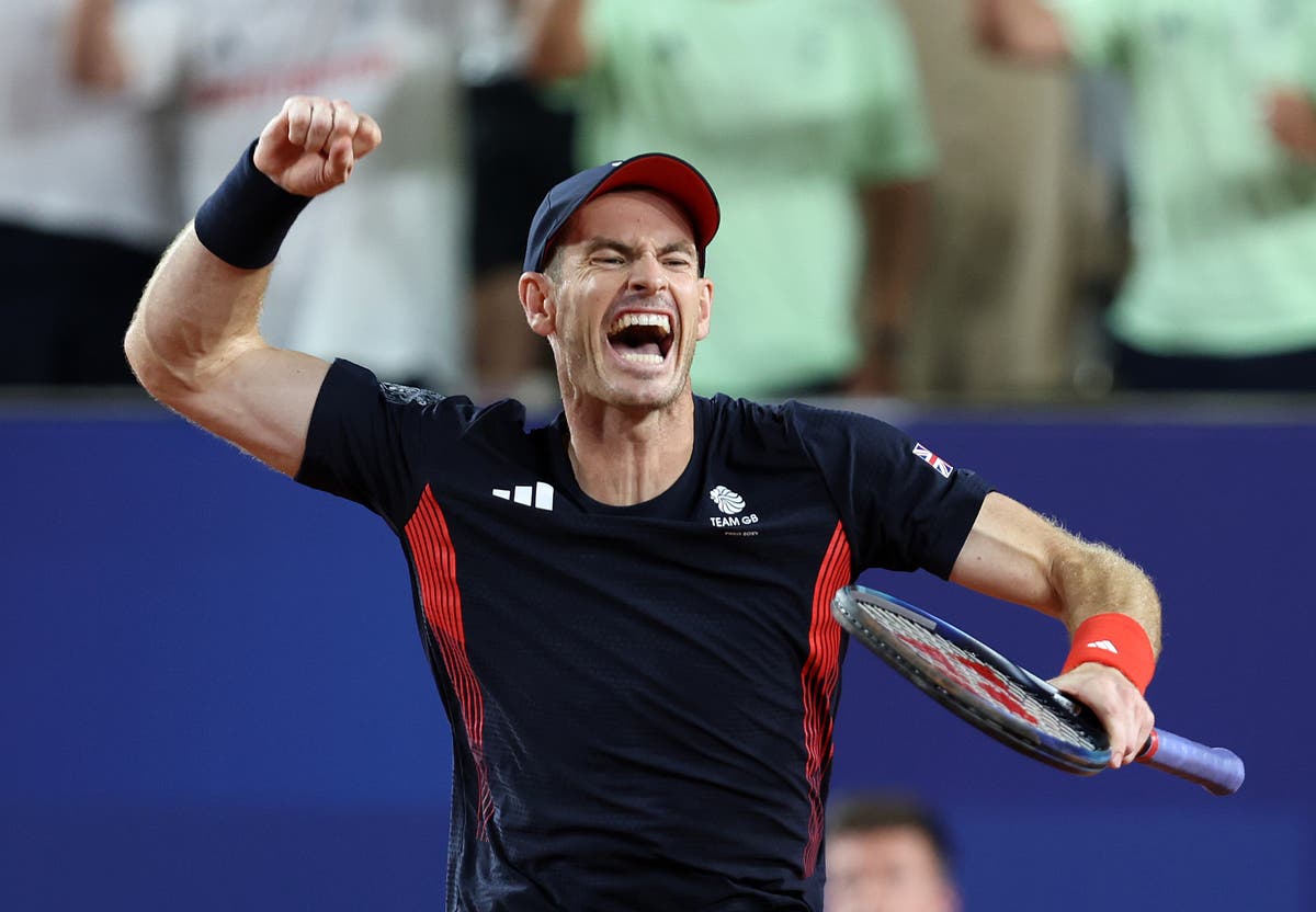 When is Andy Murray playing at the Paris Olympics?