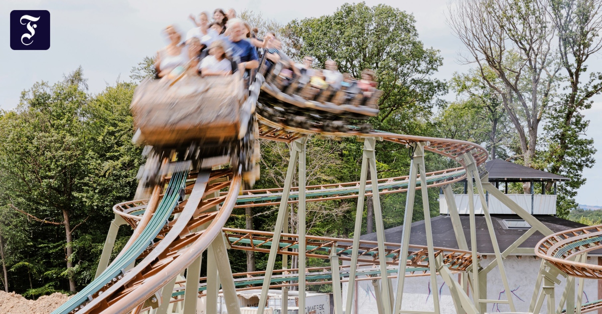 Die längste Achterbahn Hessens ist weit vom Deutschlandrekord entfernt