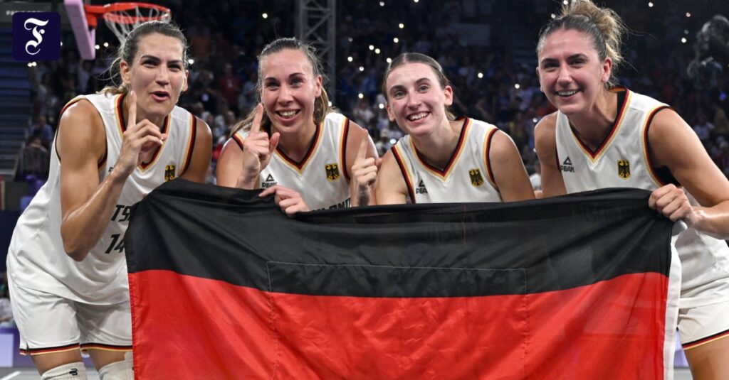 Deutsches Frauen-Team gewinnt Olympia-Gold im 3×3-Basketball