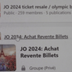 Paris 2024 : attention aux sites frauduleux de revente de billets