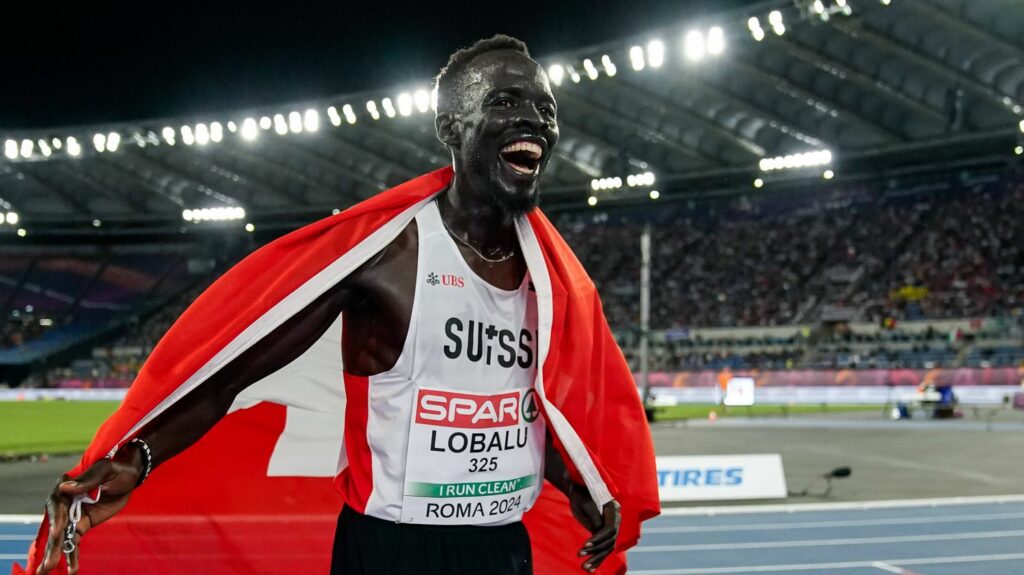 Athlétisme aux JO de Paris 2024 : champion d'Europe pour la Suisse, Dominic Lobalu court après une médaille olympique pour l'équipe des réfugiés