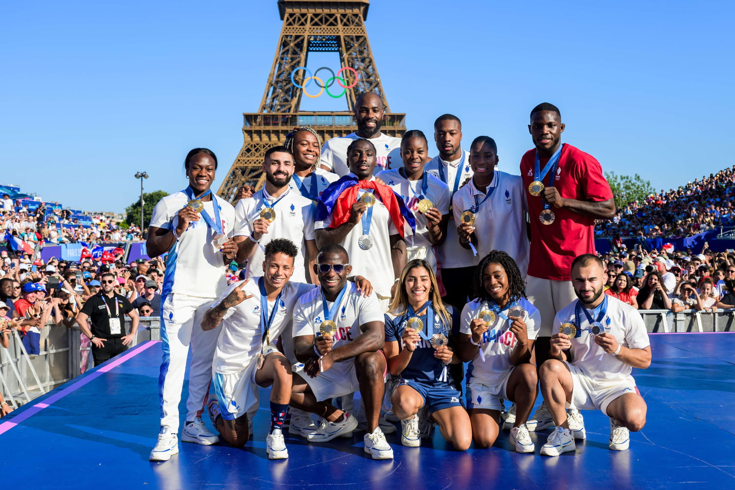 Tableau des médailles JO 2024 : le classement de la France en direct