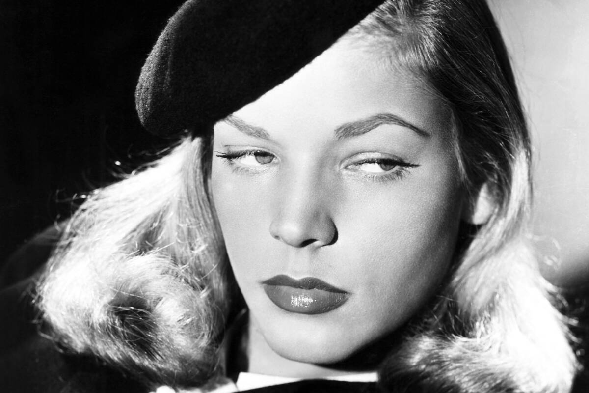 « Lauren Bacall, ombre et lumière », The Look