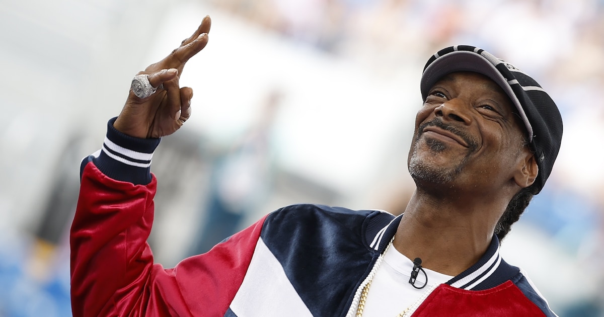 Le rappeur américain Snoop Dogg le 9 août 2024 aux JO à Paris