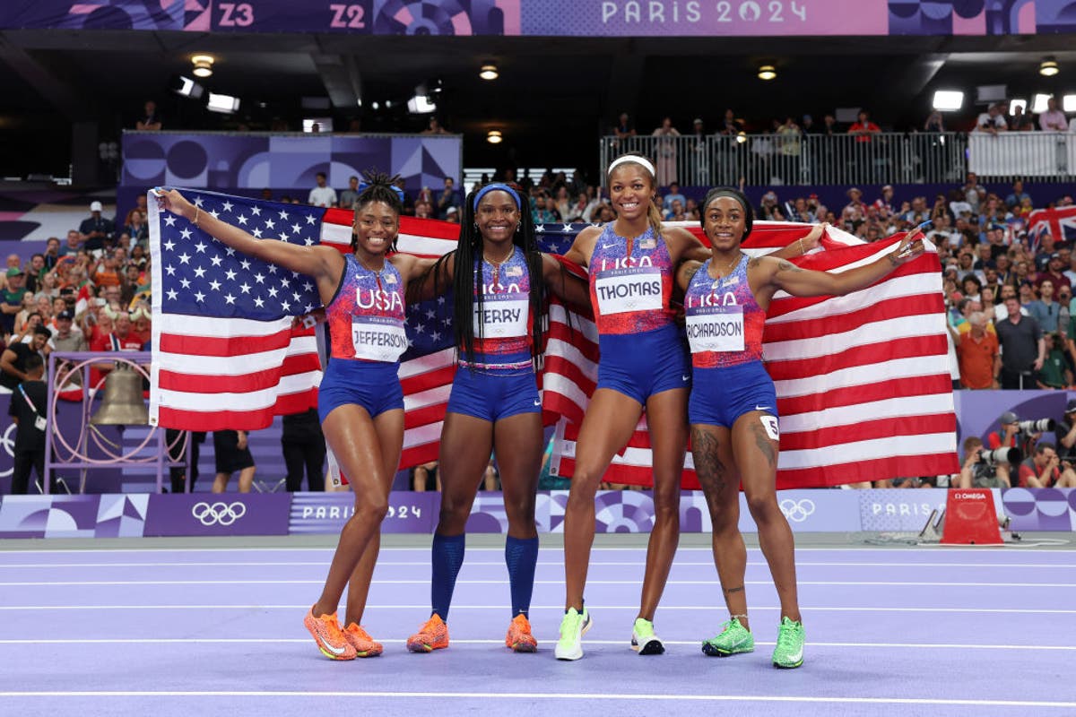 Olympic medal table: USA beat China to top spot at Paris 2024