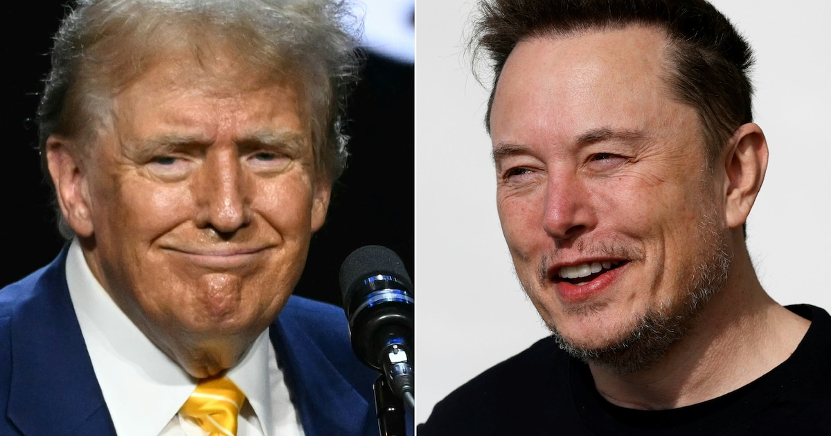 Donald Trump en juin dans l'Arizona et Elon Musk en mars en Allemagne