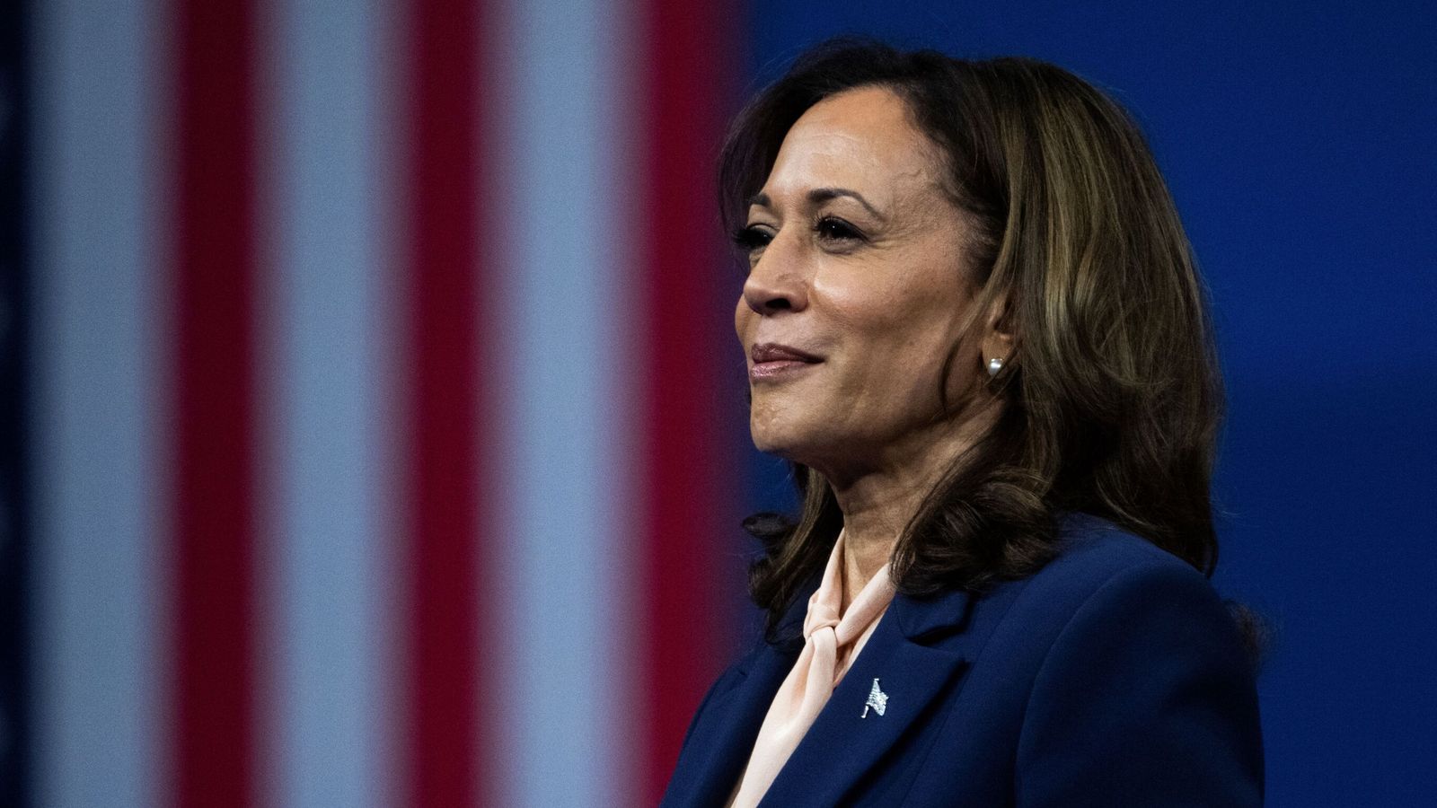 Kamala Harris at the Liacouras Center in Philadelphia, Pennsylvania, on 6 August 2024. Pic: AP