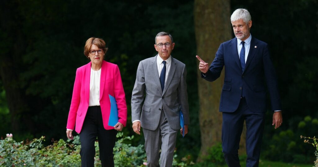 Laurent Wauquiez, Bruno Retailleau et Annie Genevard