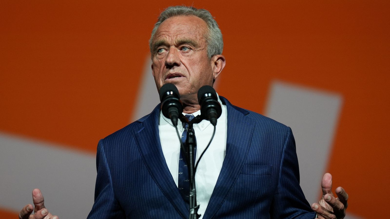 Independent U.S. presidential candidate Robert F. Kennedy Jr speaks at Bitcoin 2024 in Nashville, Tennessee, U.S. July 26, 2024. REUTERS/Kevin Wurm