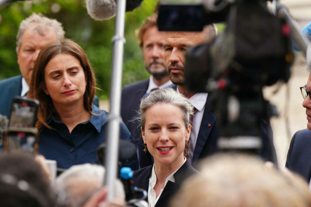 Arrivés à l’Elysée, Lucie Castets et le Nouveau Front populaire veulent proposer « une solution de stabilité »