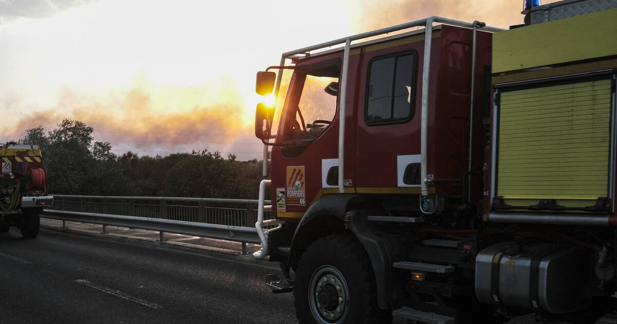 Pyrénées-Orientales : un violent incendie s’est déclaré entre Saint-Génis-des-Fontaines et Villelongue-dels-Monts