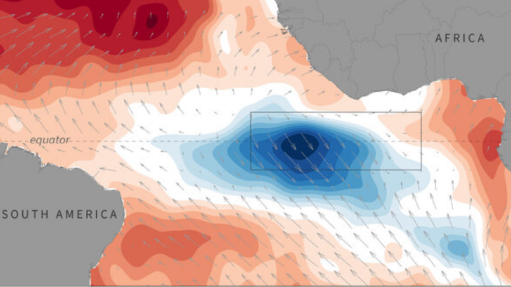 Refroidissement équatorial de l’Atlantique : ce que signifie vraiment cette étude américaine reprise par les climatosceptiques