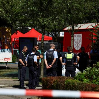 Solingen stabbing latest: Police say arrested suspect a Syrian man, 26, who turned himself in