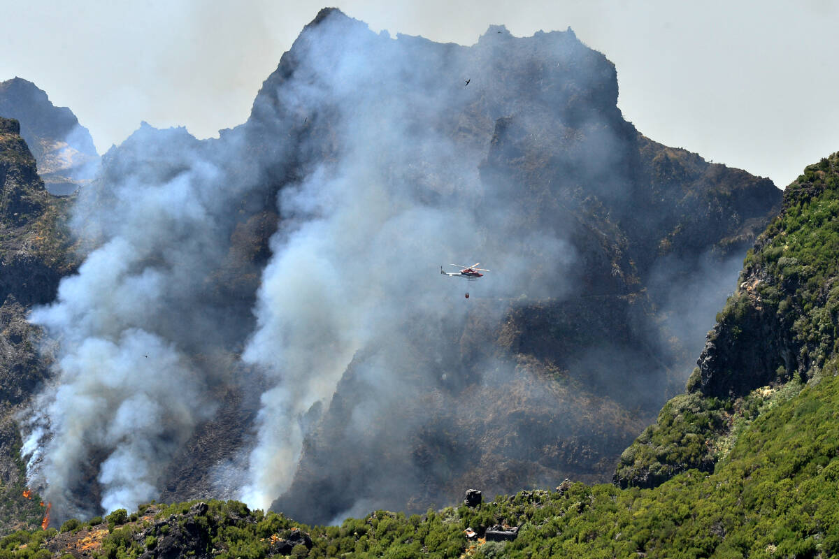 Incendie à Madère : l’UE envoie deux avions Canadair