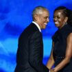 L'ancien président américain Barack Obama et sa femme Michelle, à la convention démocrate à Chicago, le 20 août 2024