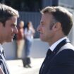 Le président français Emmanuel Macron et le Premier ministre français Gabriel Attal lors du défilé du 14 juillet 2024, à Paris.