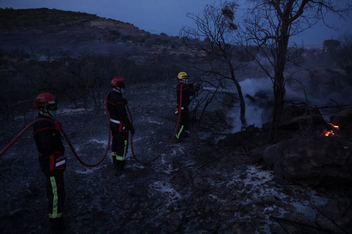 Un incendie à Frontignan dans l’Hérault brûle environ 350 hectares avant d’être « fixé »