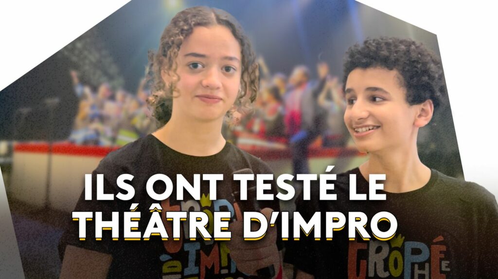 Ces collégiens ont testé le théâtre d'improvisation. Regardez le nouveau reportage de "C quoi l'info ?"