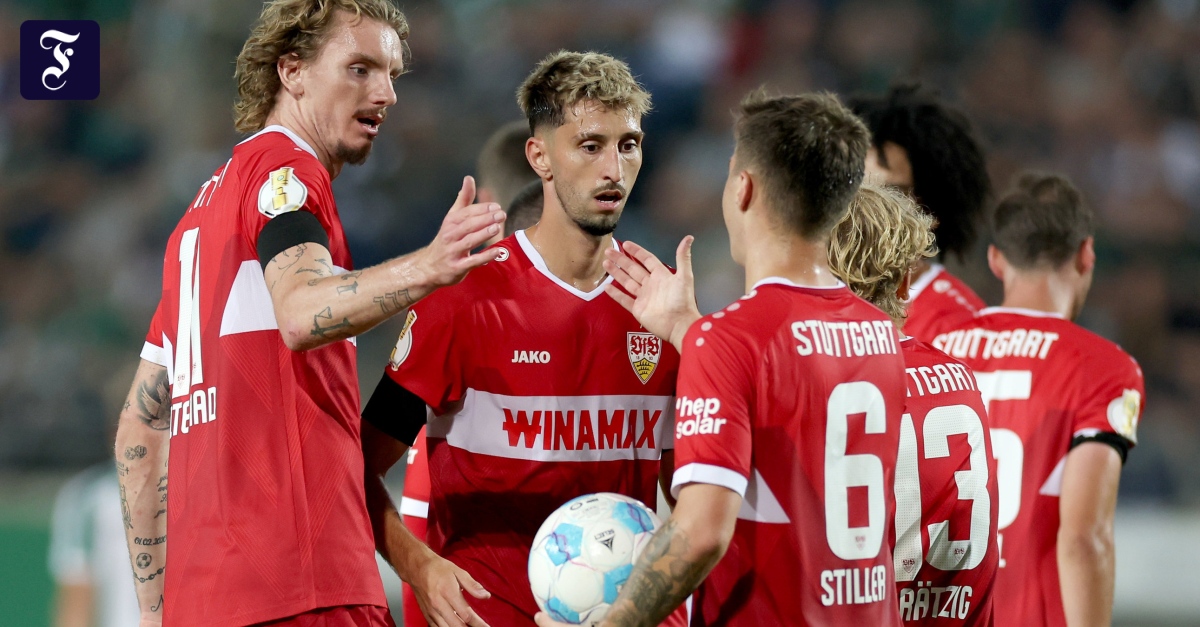 5:0 in Münster: Lockerer Pokalabend für den VfB Stuttgart