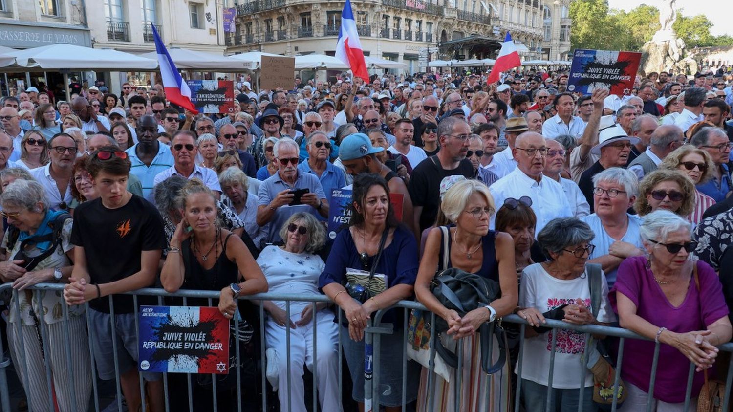 Incendie devant la synagogue de La Grande-Motte : un millier de personnes réunies contre l'antisémitisme à Montpellier