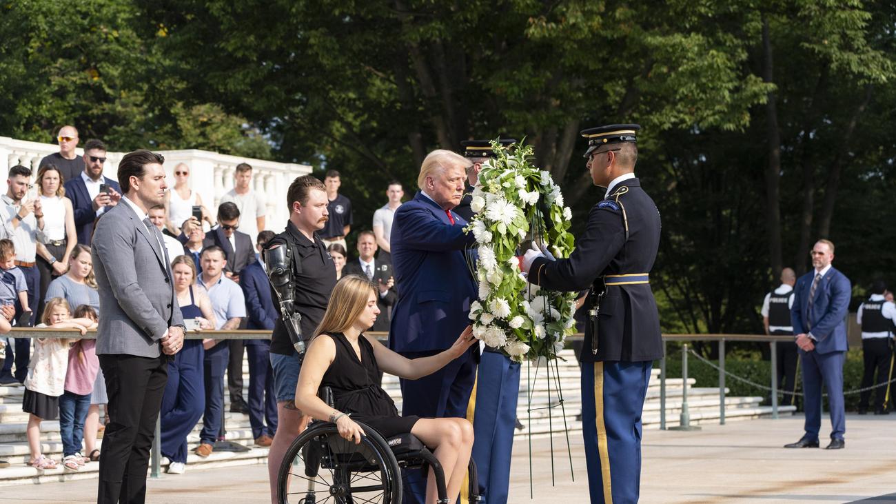 USA: Kontroverse um Besuch von Donald Trump auf Nationalfriedhof