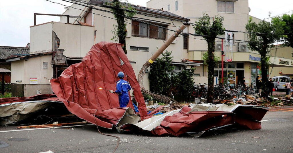 Japon : le typhon Shanshan a touché terre, faisant déjà 3 morts et 82 blessés