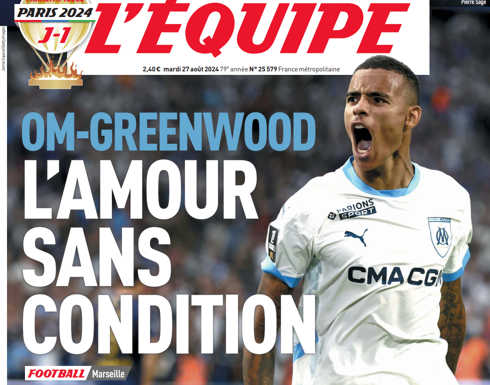 Média: Mea culpa du quotidien L'Equipe après sa Une "ratée" sur Greenwood