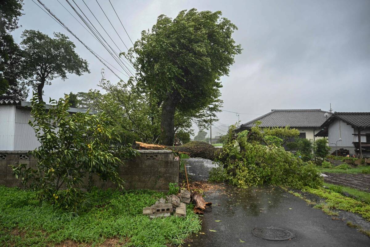 Japon : le typhon Shanshan, extrêmement puissant, frappe l’île de Kyushu