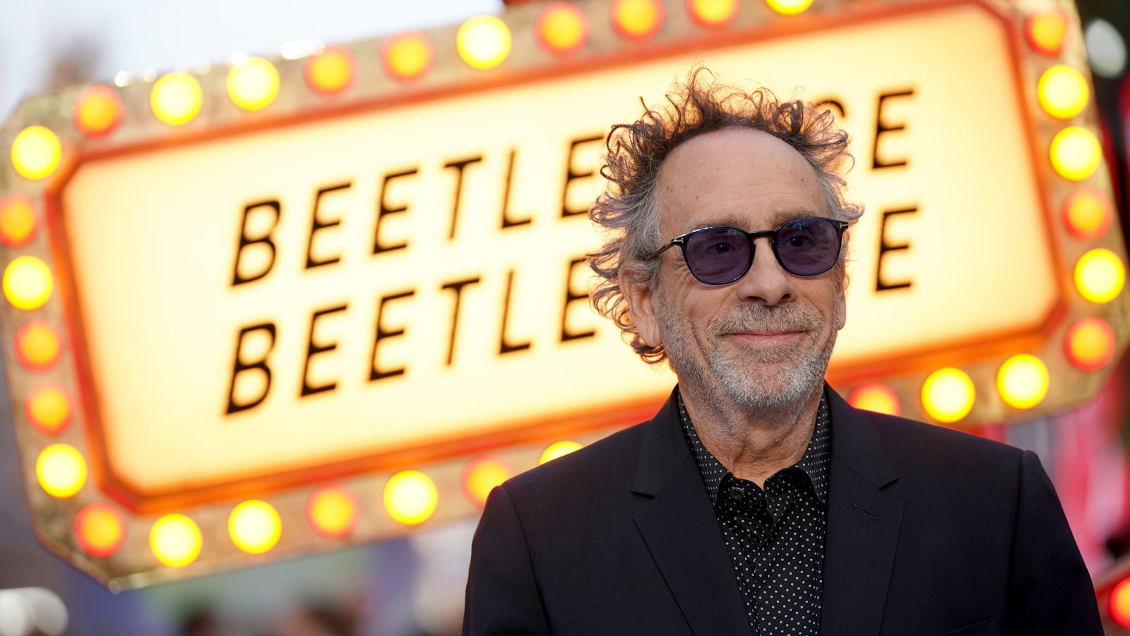 Tim Burton attending the UK premiere of Beetlejuice Beetlejuice at Cineworld Leicester Square, London. Picture date: Thursday August 29, 2024. Pic: PA