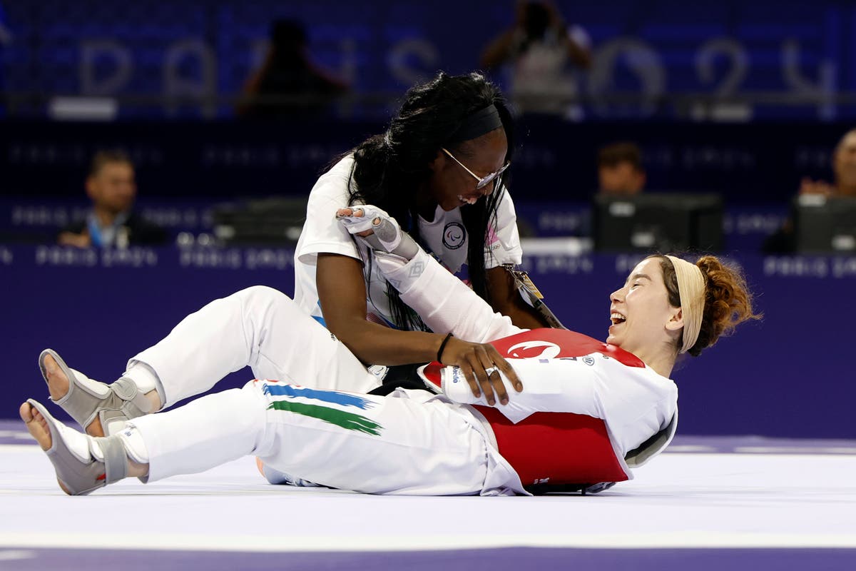 Afghan taekwondo para-athlete makes history with first medal for the Refugee Paralympic Team