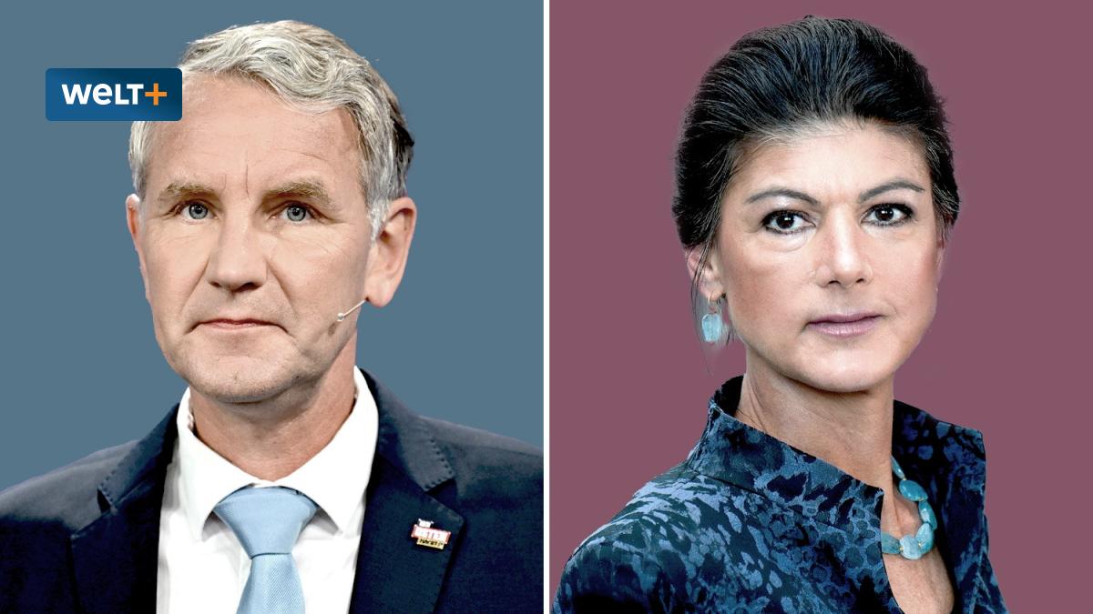 In ihrer radikalen „Vasallen“-Rhetorik sind sich Höcke und Wagenknecht erstaunlich nah