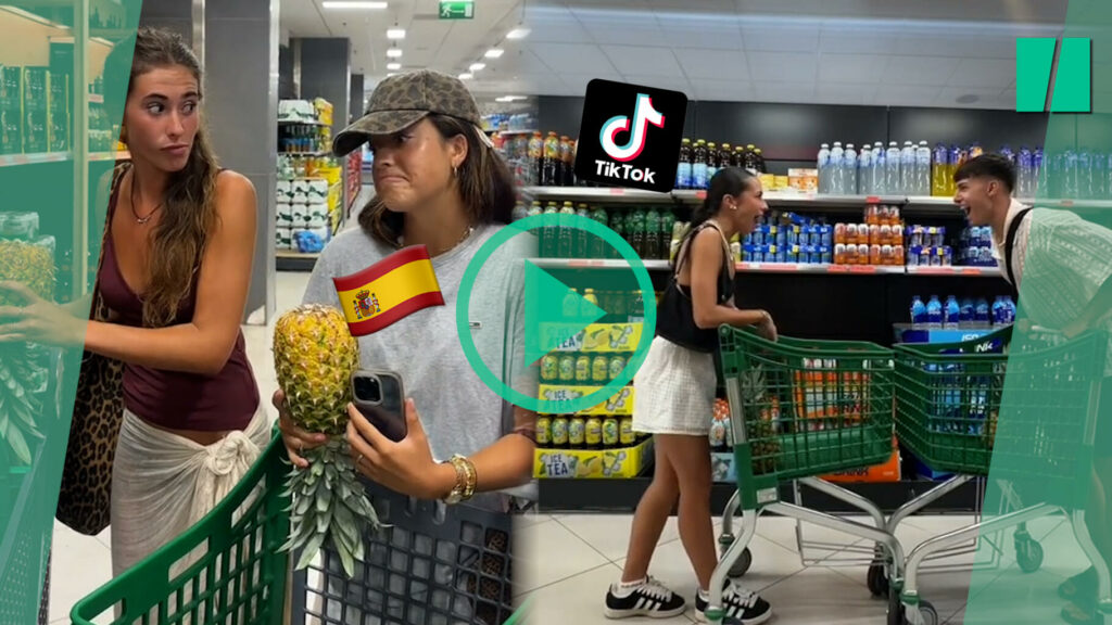 Sur TikTok, les Espagnols draguent au supermarché en retournant un ananas dans leur caddie