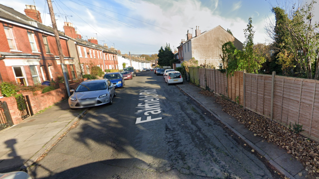 Fairfield Road in Cheltenham. Pic: Google Streetview