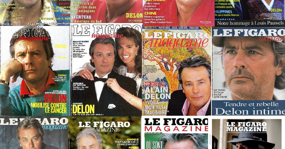 Alain Delon: 40 ans de confidences au Figaro Magazine