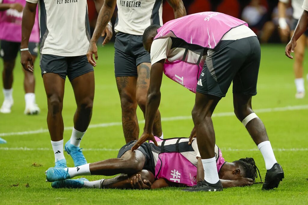 Alarma en el Madrid: Camavinga sufre un esguince de rodilla y no jugará la Supercopa de Europa