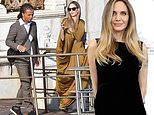 Angelina Jolie sparks romance rumors as she's spotted with new man leaving Venice hotel - so can you recognize him... or his very famous sister?