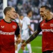 Auftakt der Fußball-Bundesliga: Spät, ganz spät jubelt Leverkusen