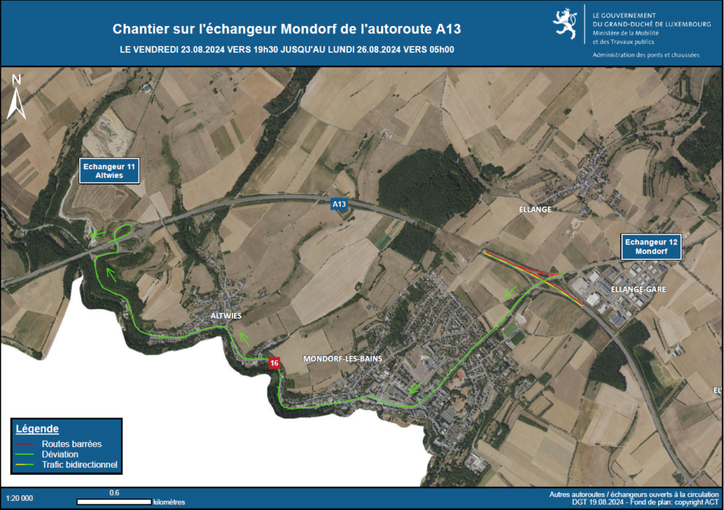 Ce week-end: Un chantier va perturber le trafic sur l'A13